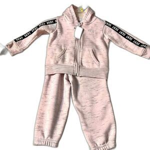Donna Karen New York (DKNY) Pink Toddler Track Suit 2T